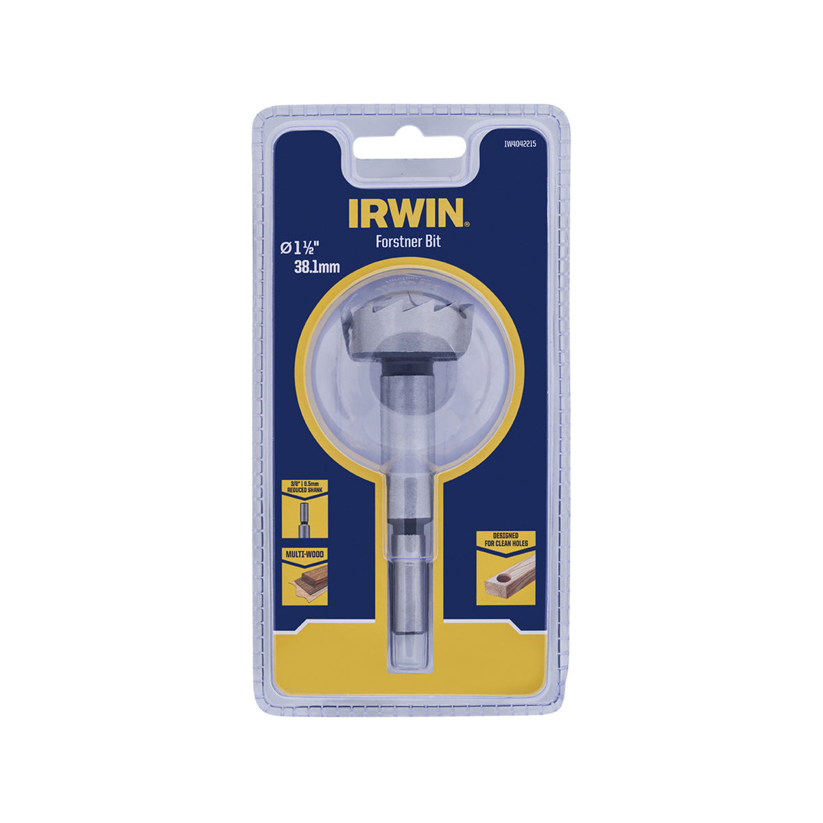 IRWIN 1-1/2" 38mm Forstner Bit - Image 2 of 2