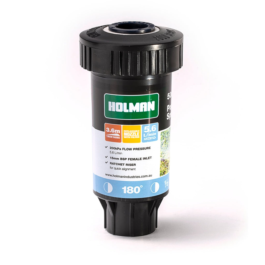 Holman 50mm Fixed Pop Up Sprinkler Half Spray - Image 2 of 4