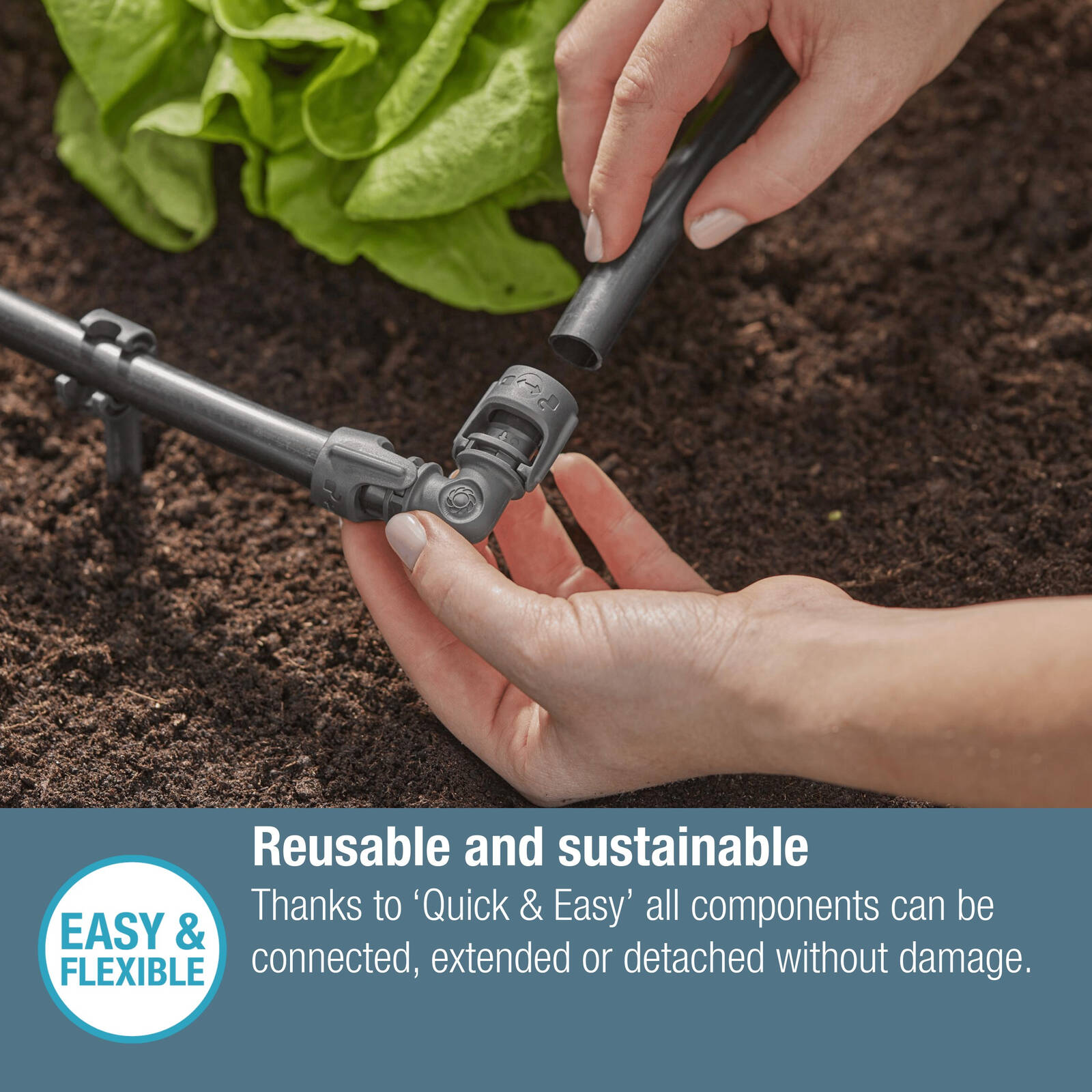 GARDENA 13mm Micro Irrigation L-Joint - 2 Pack - Image 7 of 9