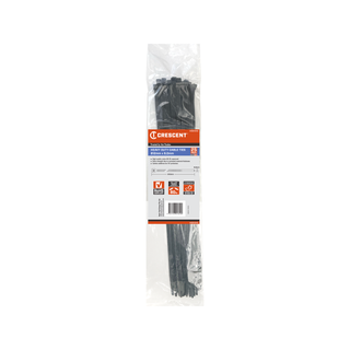 Crescent 812 x 9mm Heavy Duty Cable Ties - 25 Pack