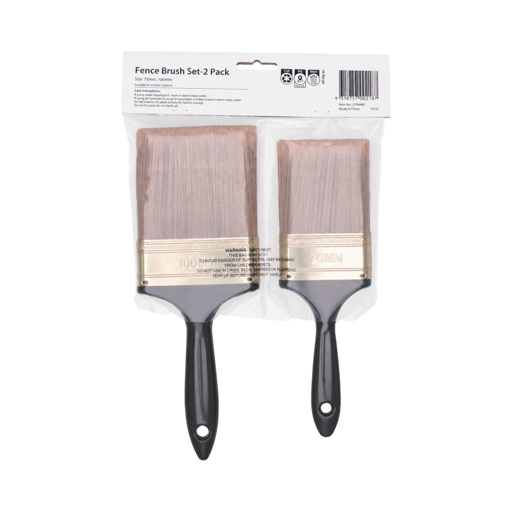 Paint Partner 75 and 100mm Fence Brush Set - Image 5 of 5