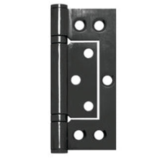 Austyle 100 x 47 x 2.5mm Black Stainless Steel Fast Fix Non-Mortise Flush Hinge