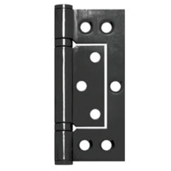 Austyle 100 x 47 x 2.5mm Black Stainless Steel Fast Fix Non-Mortise Flush Hinge