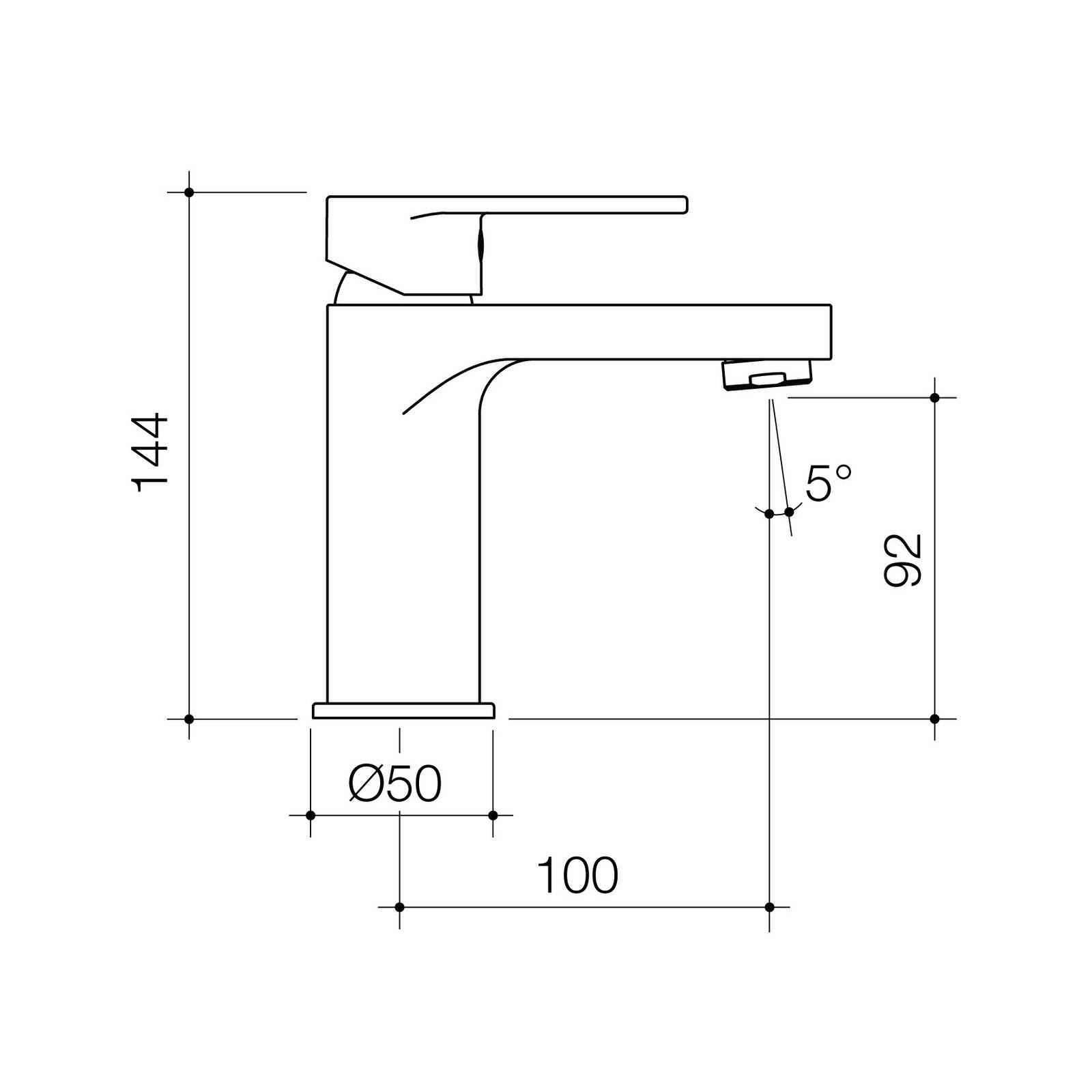Flexispray   Lead Free Havana Basin Mixer - Chrome - Image 2 of 5