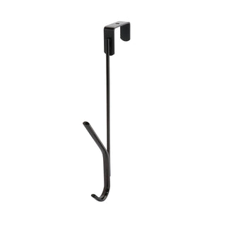 Adoored Double Hook Black Nickel Over-The-Door Deco Hook