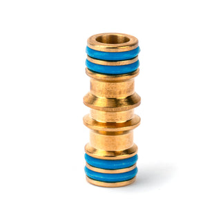 Holman 12mm 2-Way Brass Coupling Hose Fitting Connector