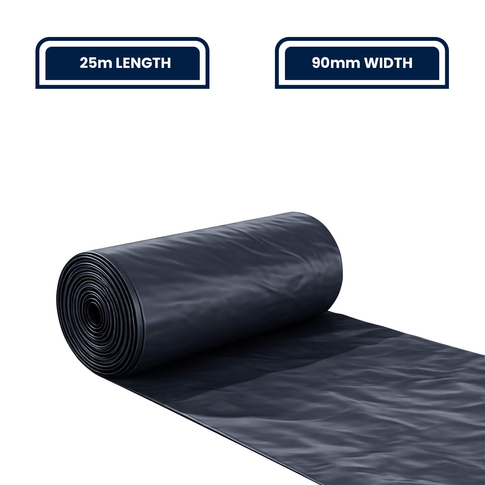 Grunt 90mm x 25m Temporary 100um Polythene Downpipe Roll - Image 5 of 5