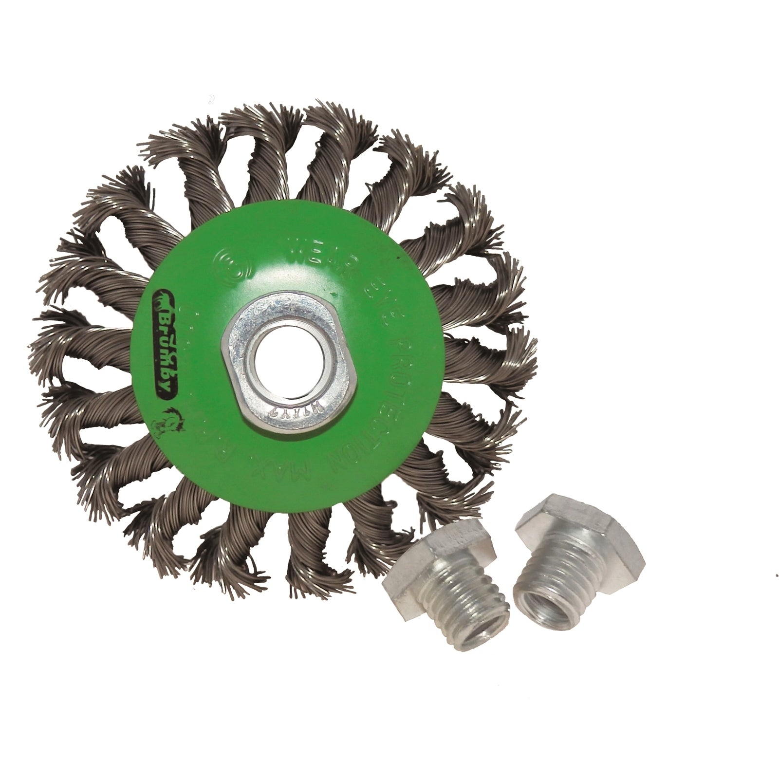 Josco 100mm Twistknot Stainless Steel Wire Bevel Wheel Brush Btb100ss - Image 1 of 1