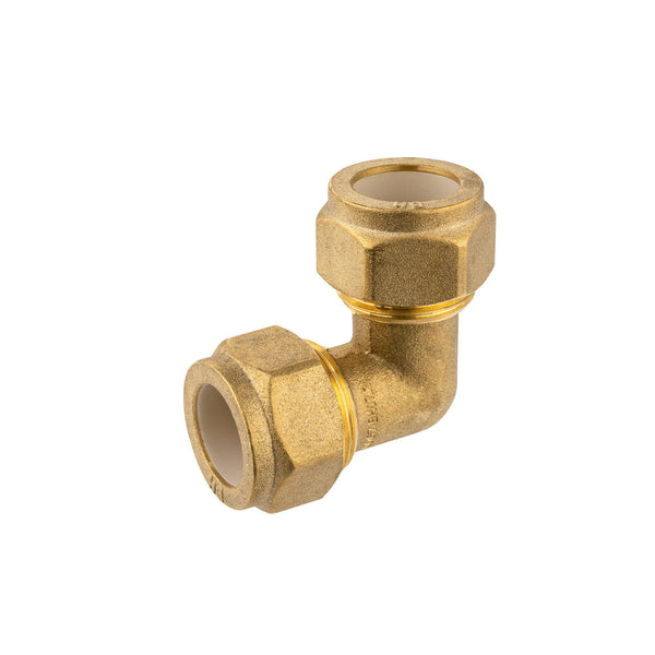 Brasshards 20C x 20C Brass Compression Elbow LF