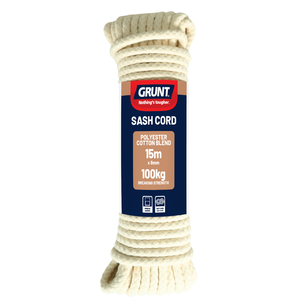 GRUNT 8mm x 15m Polyester Cotton Sash Cord - Image 5 of 8