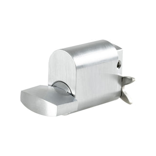 Rolltrak Commercial Security Oval Turnsnib Lock Satin Chrome
