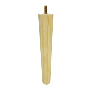 Adoored 230mm Pine Round Tapered Furniture Leg