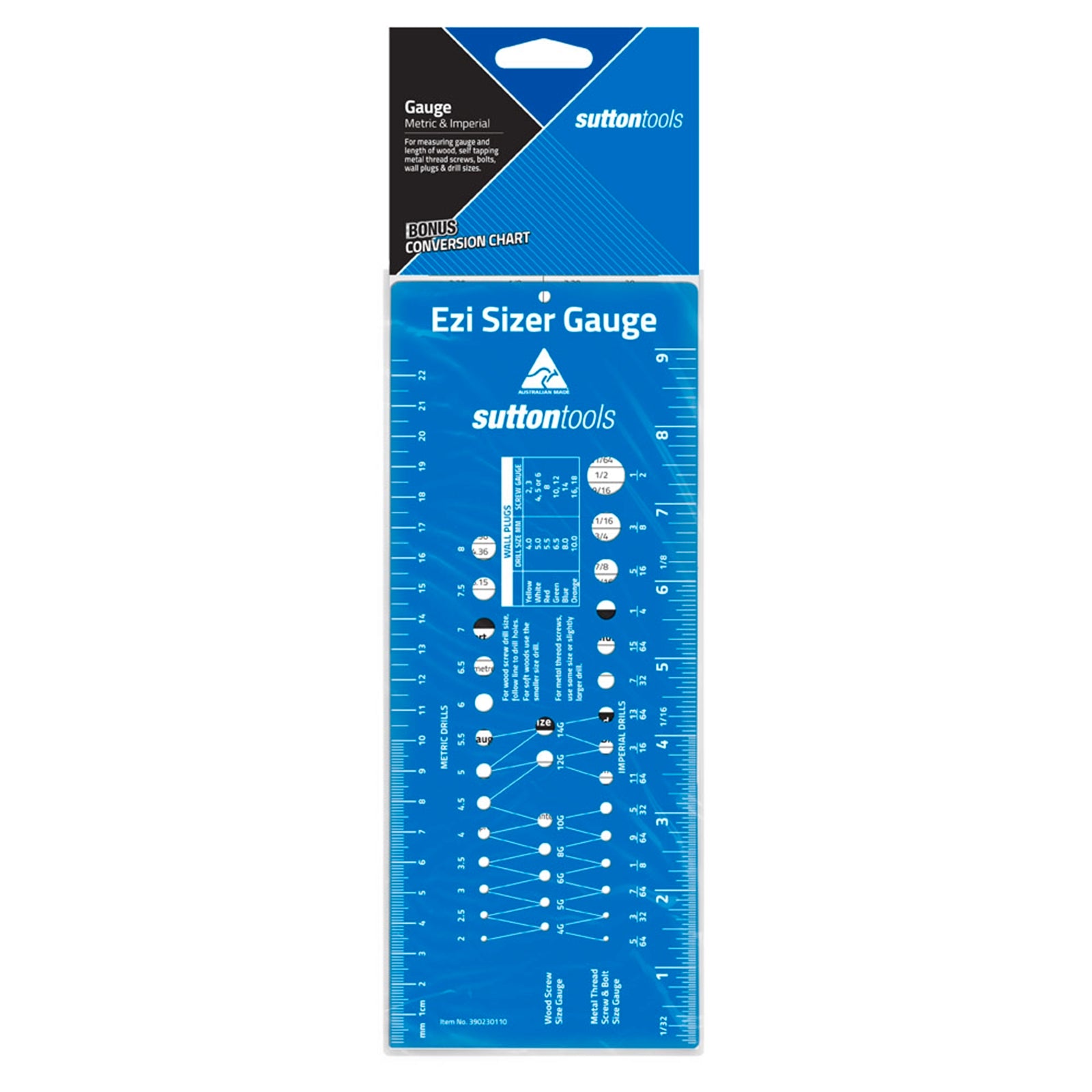 Sutton Tools Ezi Sizer Gauge - Image 1 of 2
