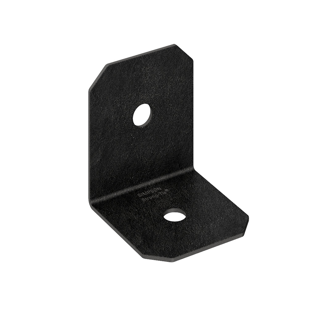Simpson Strong-Tie 80 x 80 x 75mm 90° Black Outdoor Accents Heavy Angle - Image 1 of 4