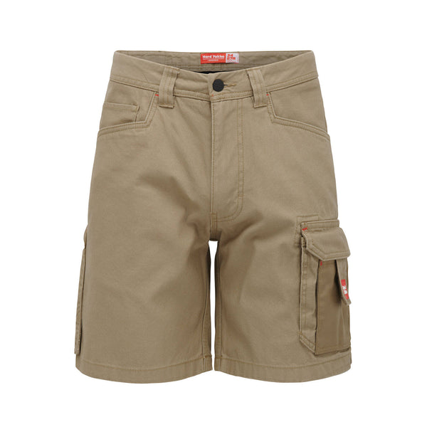 Hard Yakka Mens Khaki Legends Cargo Short - Size 92R