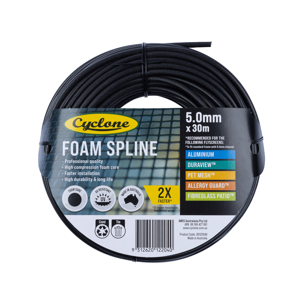 Cyclone 5.0mm x 13m Pro Foam Spline - 13m - Image 1 of 7