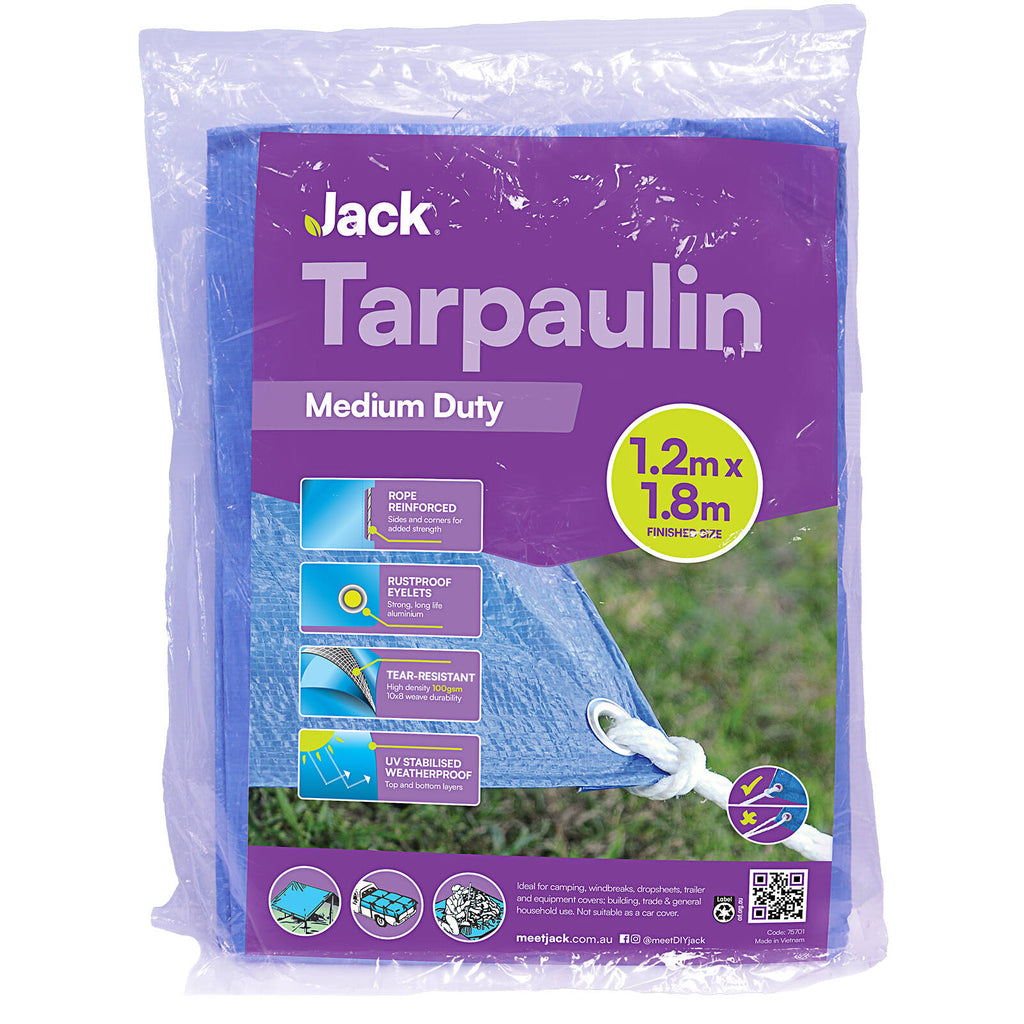 Jack 1.2 x 1.8m Medium Duty Tarpaulin - Image 2 of 11