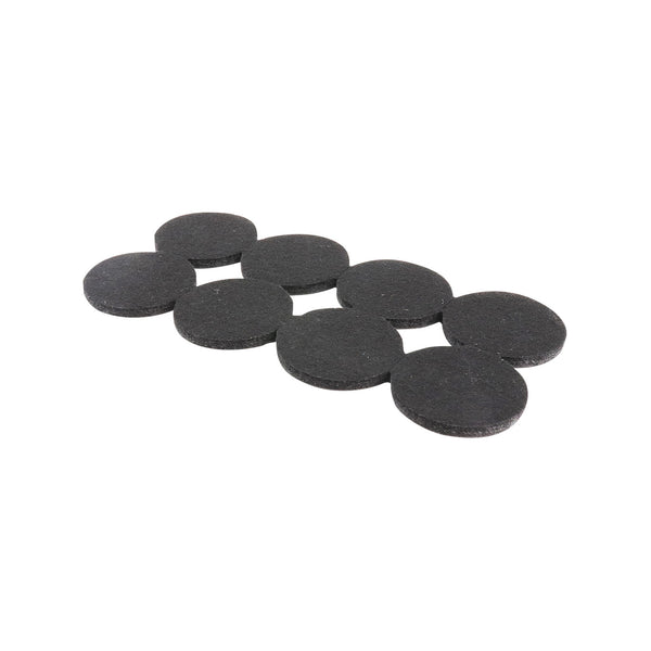 Surface Gard 38mm Black Round Felt - 8 Pack