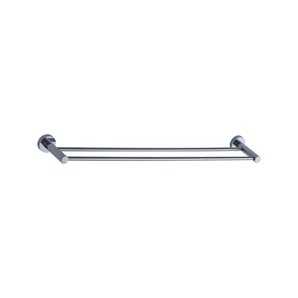 Estilo 600mm Chrome Bella Double Towel Rail - 600mm