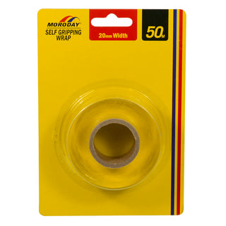 Moroday 20mm x 50m Clear Self-Gripping Bundling Wrap
