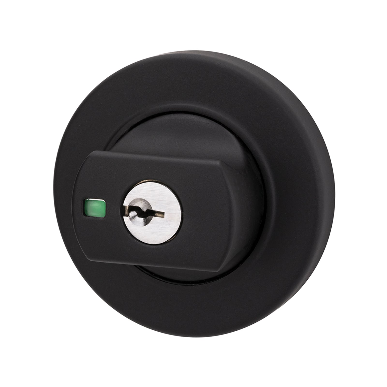 Lockwood Matt Black Paradigm 005 Round Rose Double Cylinder Deadbolt - Image 1 of 1
