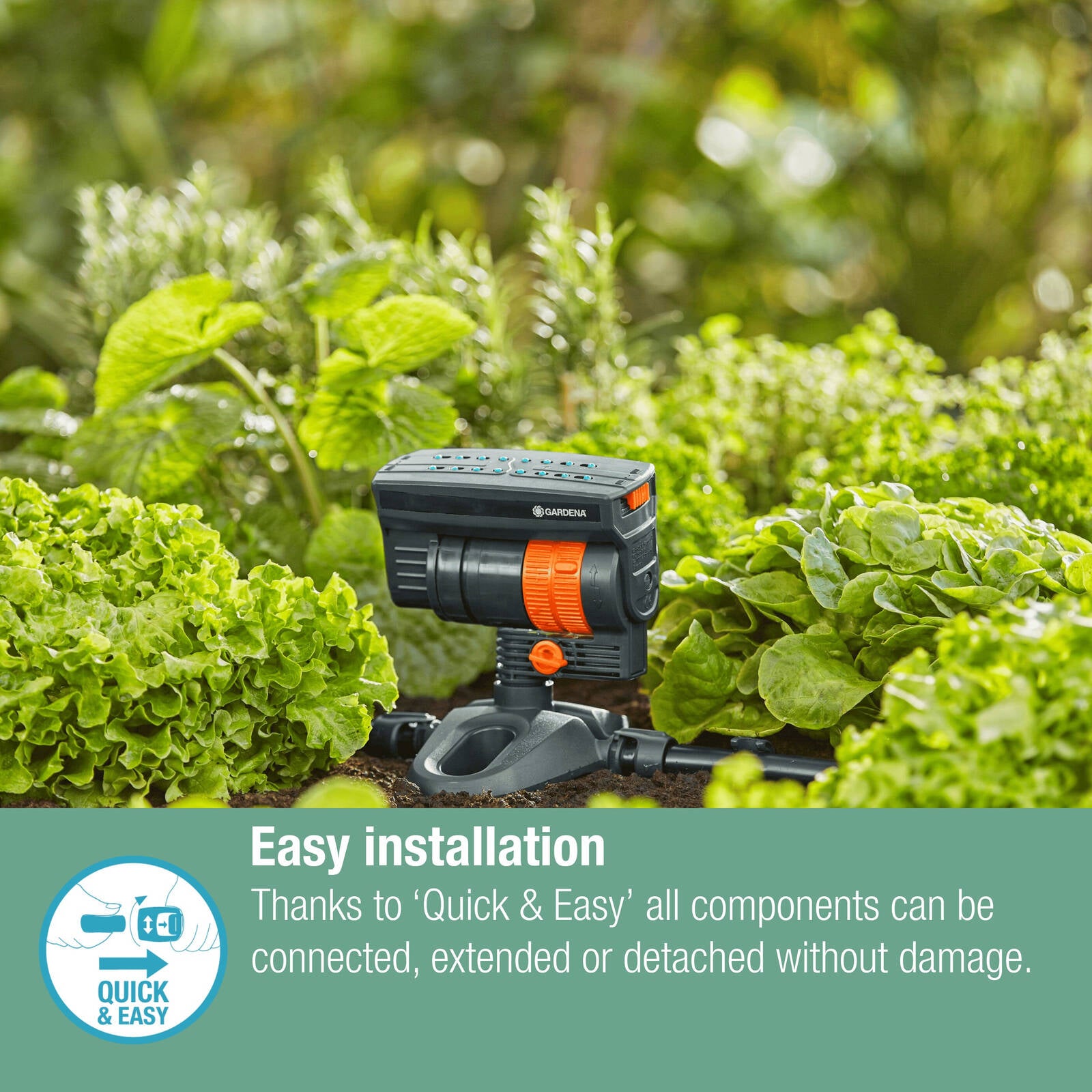 GARDENA Micro Irrigation Oscillating Sprinkler OS 90 - Image 6 of 9