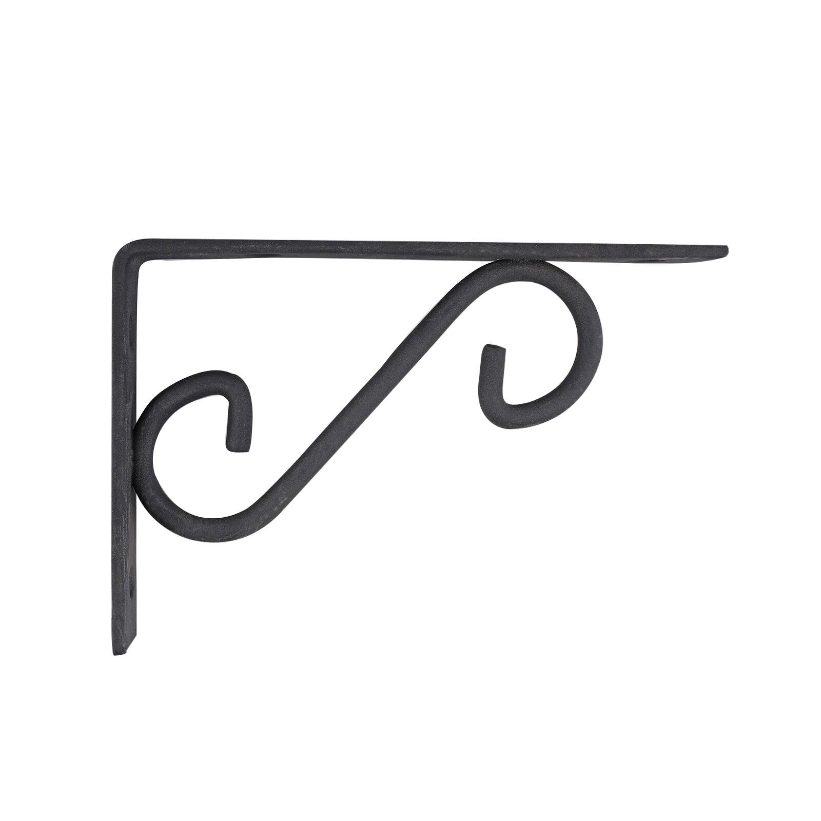 Carinya 150 x 100mm Black Scroll Stayed Bracket - Image 11 of 19