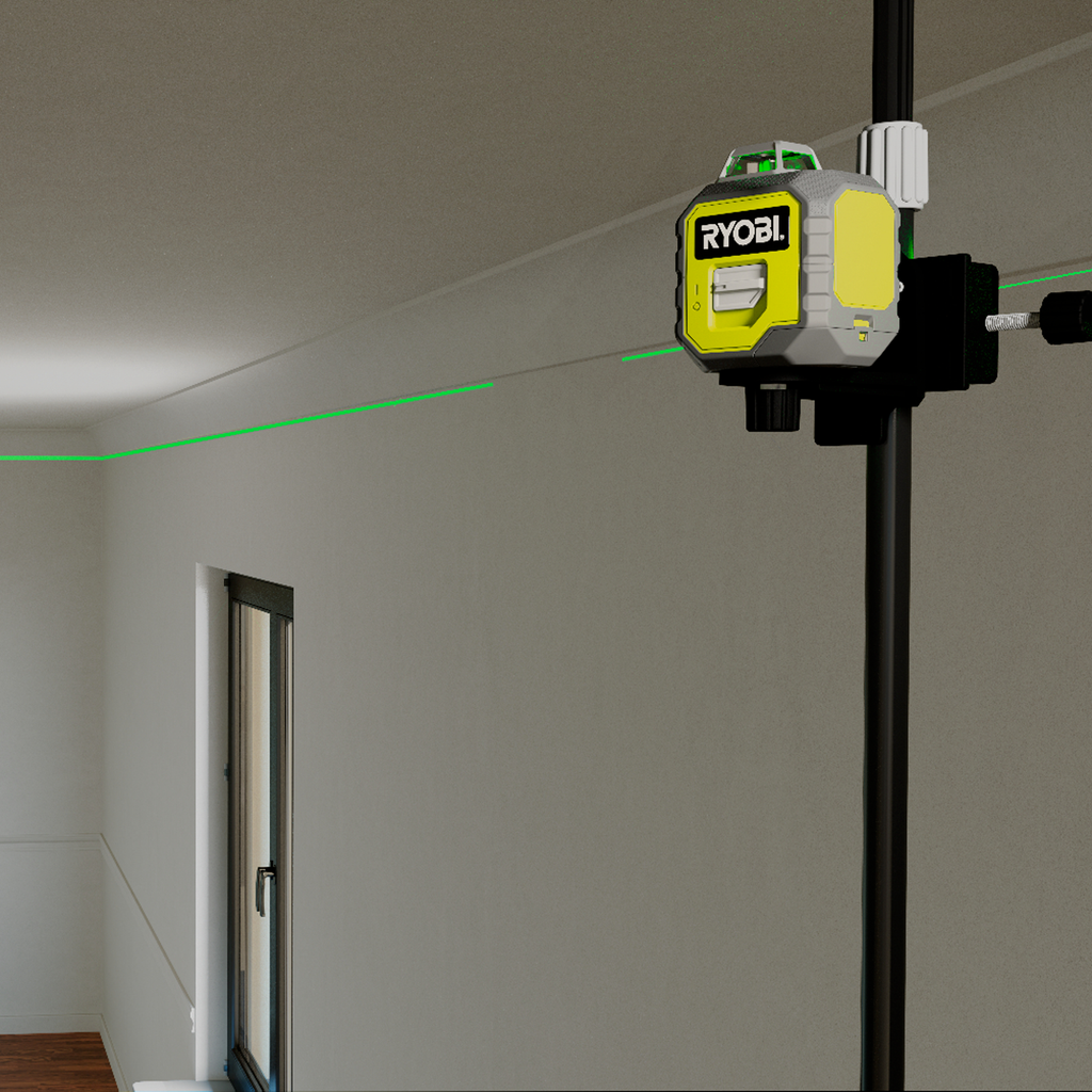 Ryobi 25m 360° Green Line Laser - Image 8 of 9
