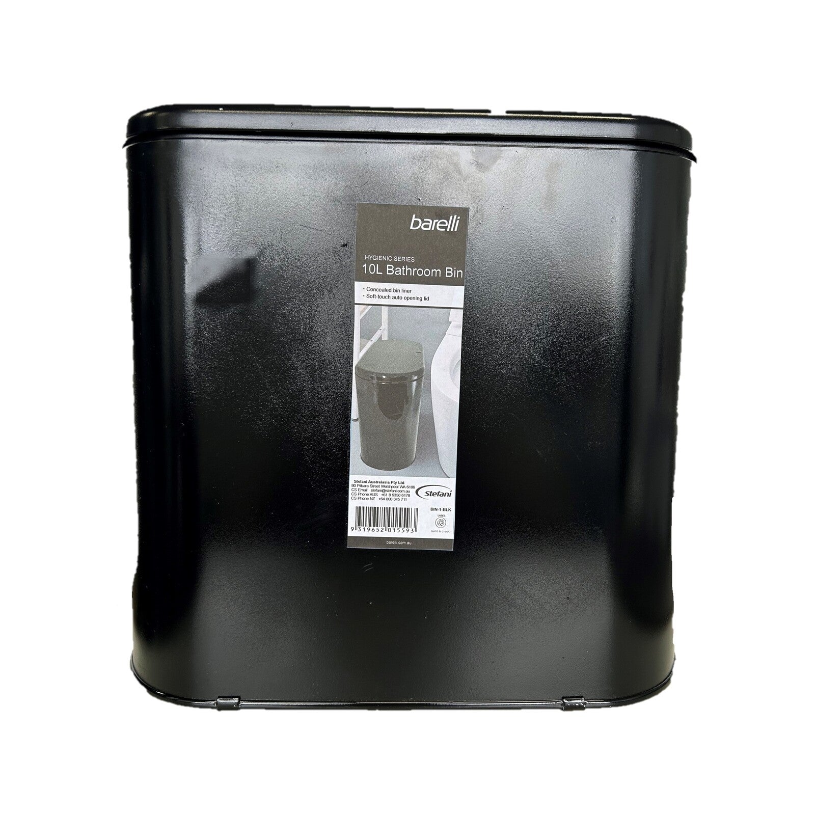 Barelli 10L Hygiene Series Plastic Bathroom Bin - Image 2 of 2