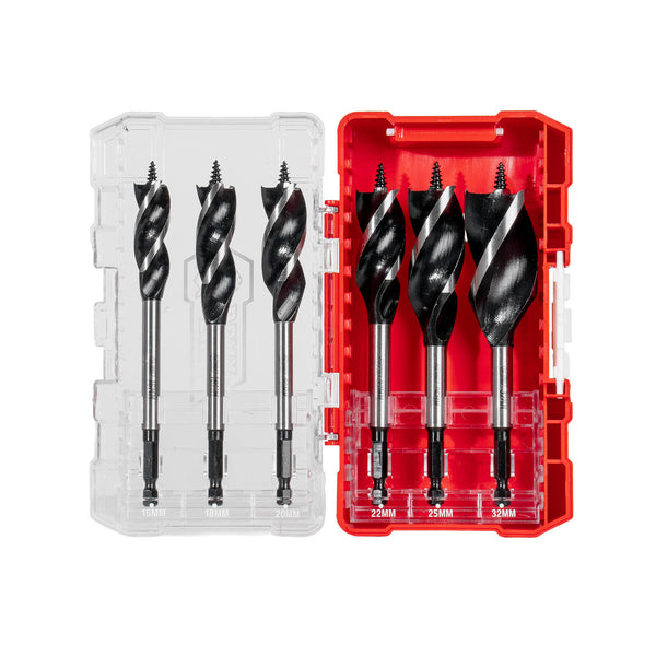 Full Boar 6 Piece Power Auger Drill Bit Set