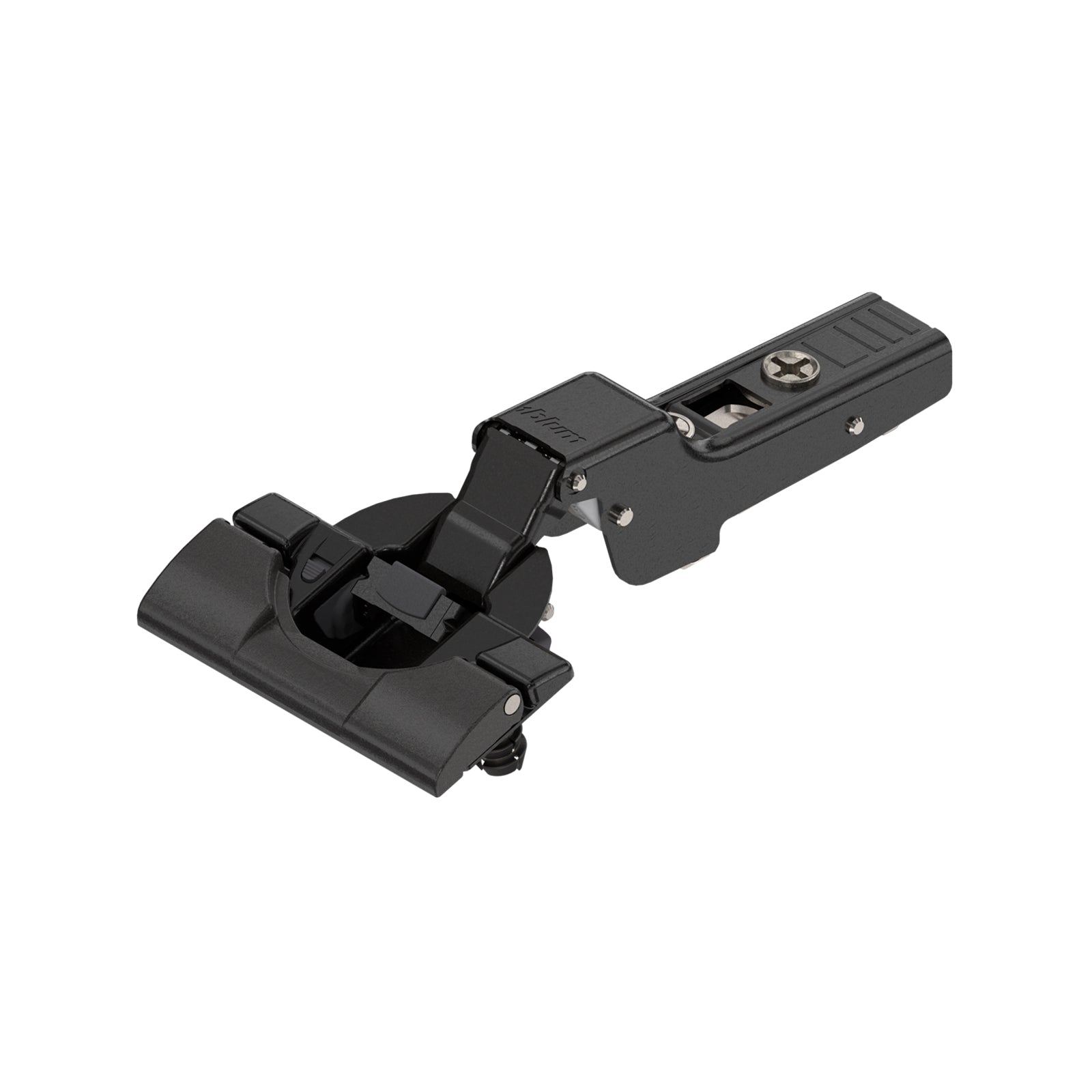 Blum 110° Half Overlay Onyx Black Soft Close Cabinet Hinge - 2 Pack - Image 1 of 2