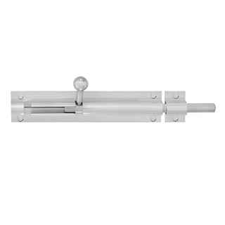 Delf Trade 9.5 x 150mm Satin Chrome  Extended Throw Barrel Bolt
