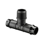 Pope 19mm Barbed x 15mm BSP Poly Threaded Male Tee - 5 Pack - Image 1 of 4