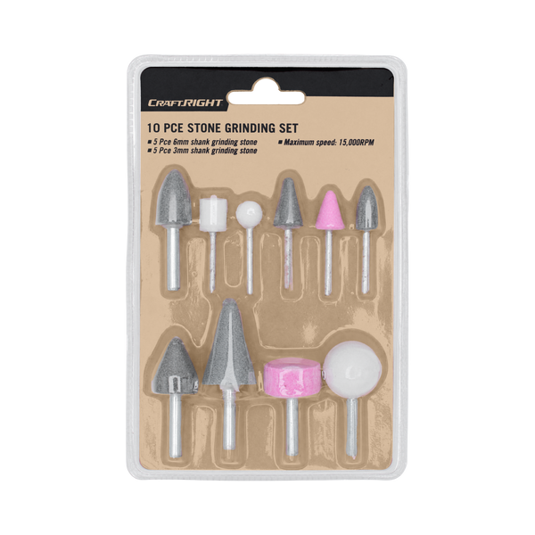 Craftright 10 Piece Stone Grinding Set