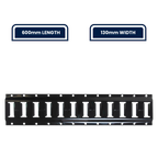 GRUNT 60cm Black Horizontal E-Track - Image 5 of 10