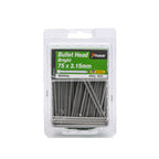 Paslode 75 x 3.15mm 500g Bright Bullet Head Nail - 95 Pack - Image 1 of 2