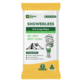 Great Aussie Wipes Showerless Body Wipes 20 PK