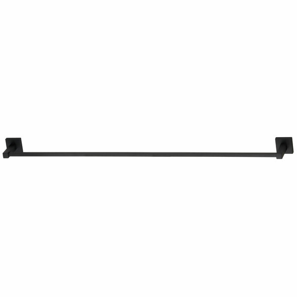 Mondella 935mm Matte Black Rococo Towel Rail