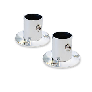 Sandleford 19mm Modern Rod Fitting Bracket - 2 Pack