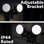 Arlec 330 Lumens LED Movement Activated Sensor Security Solar Light - Image 4 of 14