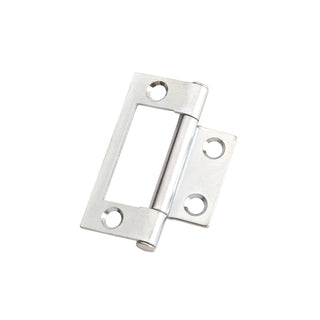 Lane 50 x 40 x 1.2mm Zinc Plated Fixed Pin Non Mortise Hinge