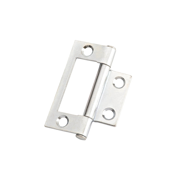 Lane 50 x 40 x 1.2mm Zinc Plated Fixed Pin Non Mortise Hinge