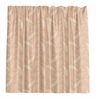 Barelli 210 x 180cm Long Drop Ferns Amberlight Polyester Shower Curtain - Image 1 of 2