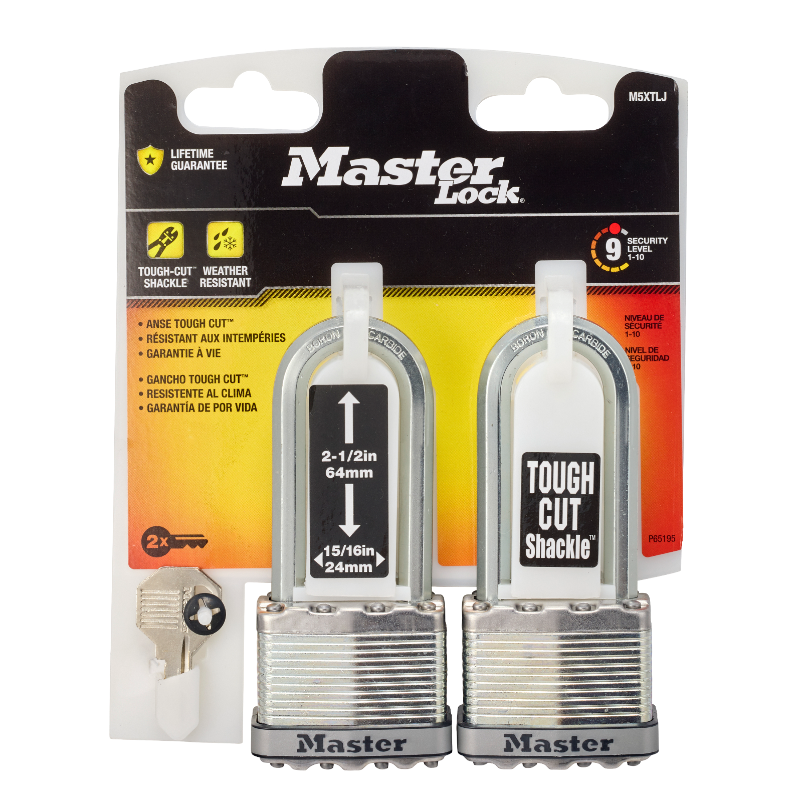 Master Lock 50mm Magnum With 64mm Extra Long Shackle Padlock - 2 Pack - Image 19 of 20