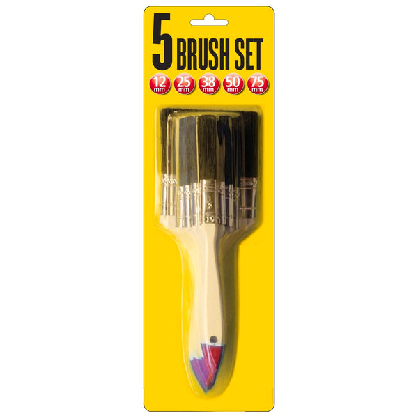UNi-PRO 5 Piece Paint Brush Set