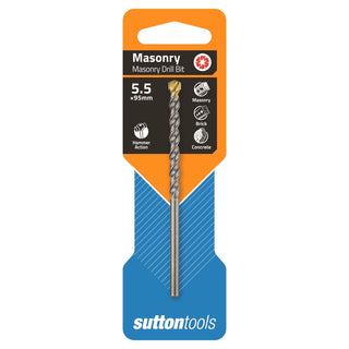 Sutton Tools 5.5 x 85mm SF TCT Masonry Drill Bit