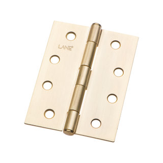 Lane 100mm Fixed Pin Butt Hinge - 2 Pack