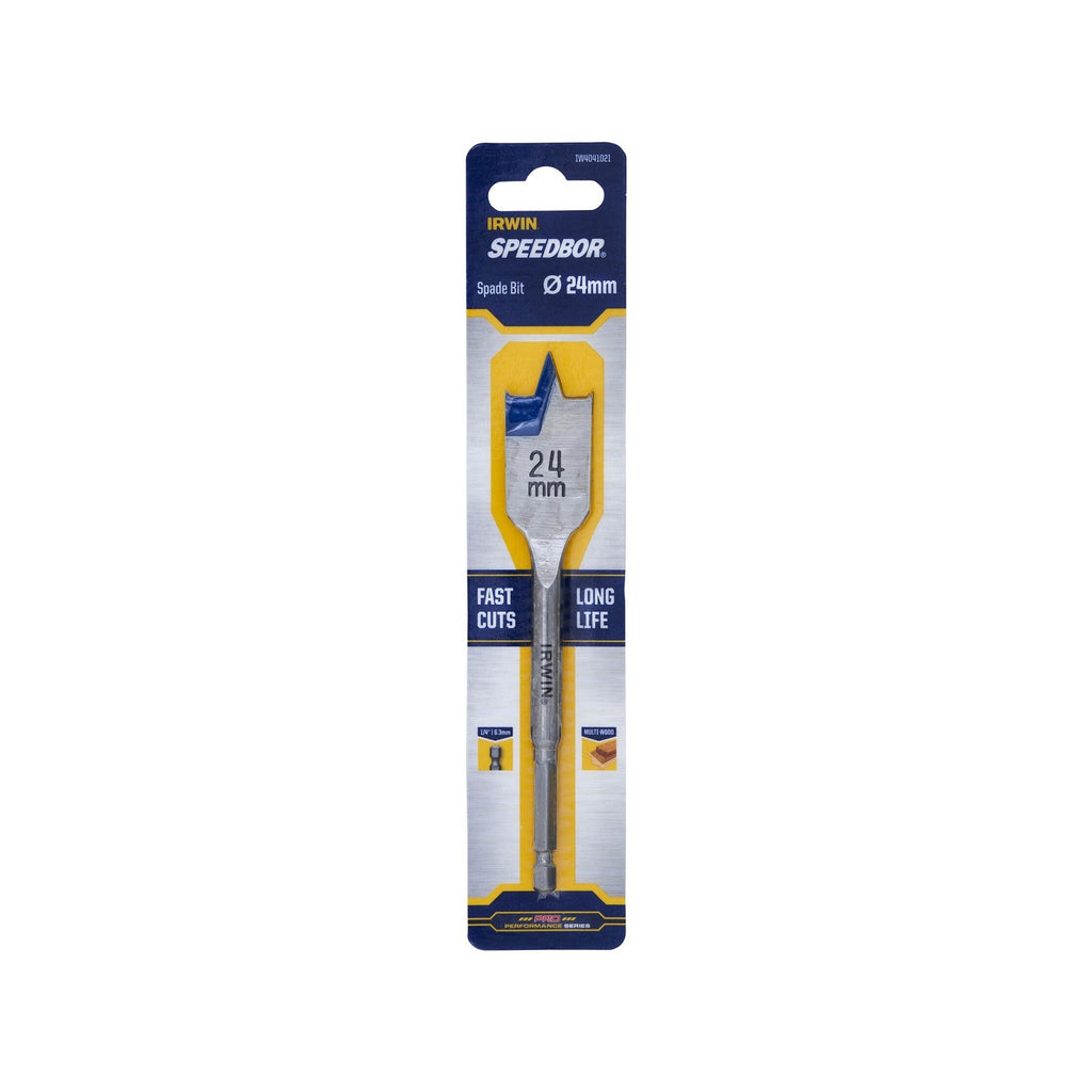 IRWIN 24mm Blue Groove Spade Bit - Image 1 of 2