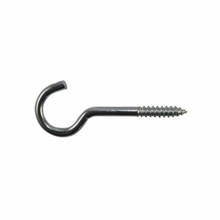 Everhang 26 x 6.2mm Zinc Plated Round Screw Hook - 6 Pack