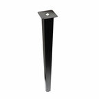 Adoored 40 x 710mm Black Square Adjustable Furniture Leg - Image 5 of 8